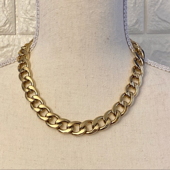 Express Jewelry - Express Chunky Goldtone Curb Chain Necklace